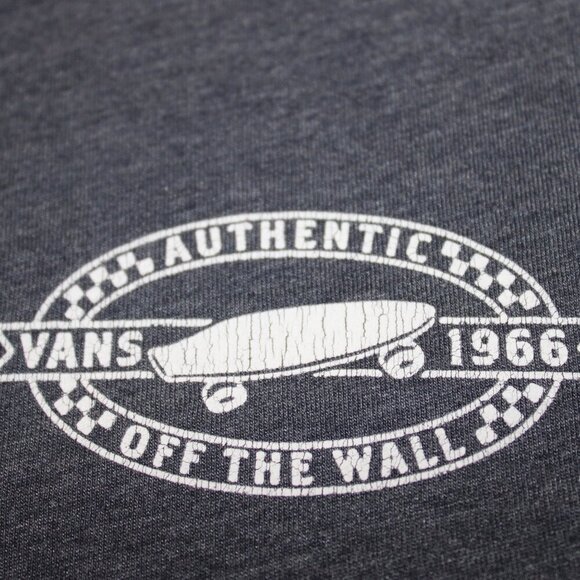 Vans Graphic Tee, Size M | Gray Logo T-Shirt | Skater Style - Picture 4 of 10